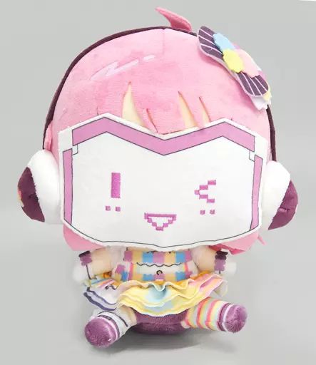 ぬいぐるみ　天王寺璃奈 Love U my friends ver. もちどる ぬいぐるみ 「ラブライブ!虹ヶ咲学園スクールアイドル同好会」 ヴィレッジヴァンガード限定 中古】ぬいぐるみ 天王寺璃奈 Love U my friends ver. もちどる
