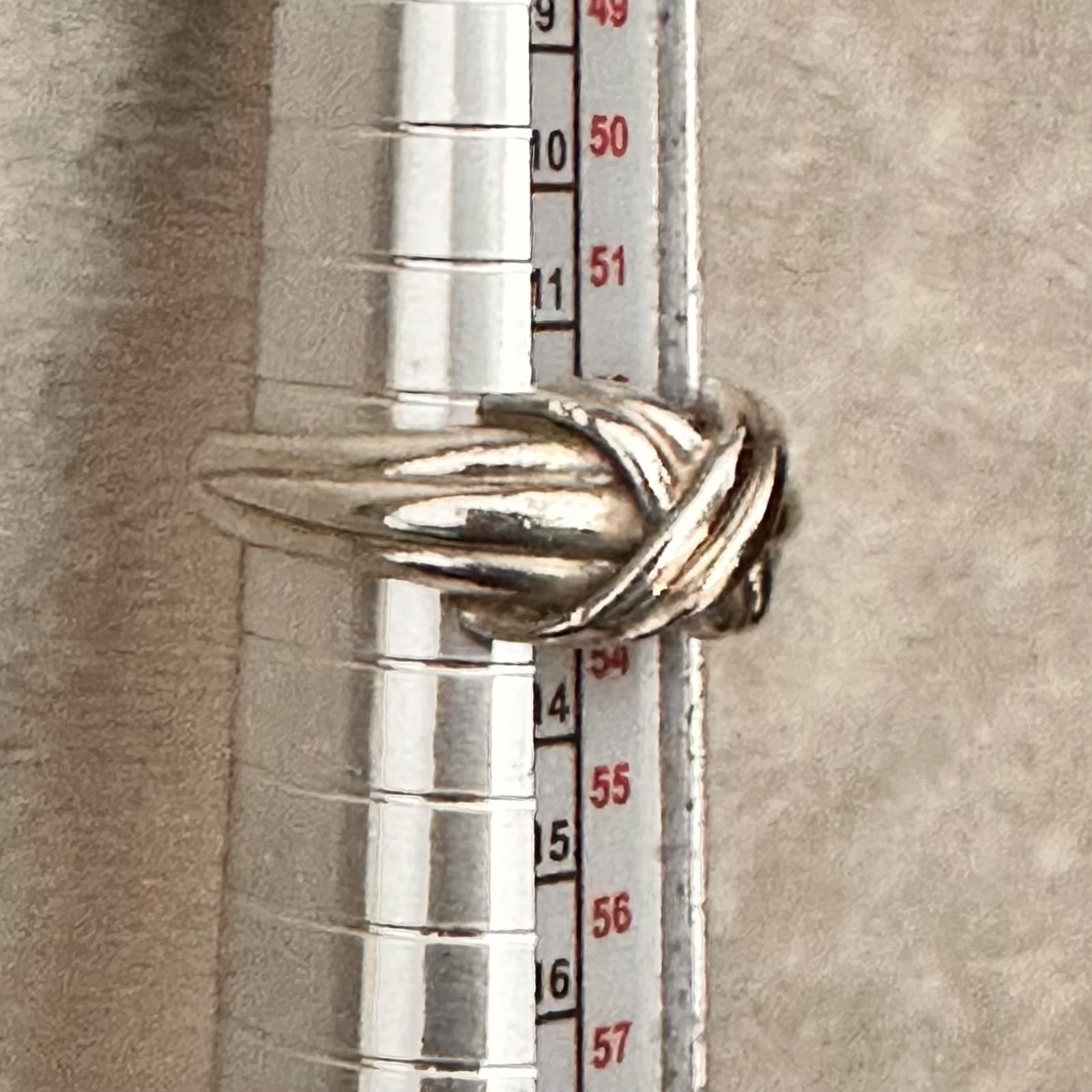 TIFFANY Ring　 ティファニーリング バードクロス SV925 Tiffany & Co 1837 Sterling Silver AG925 Double Interlocking