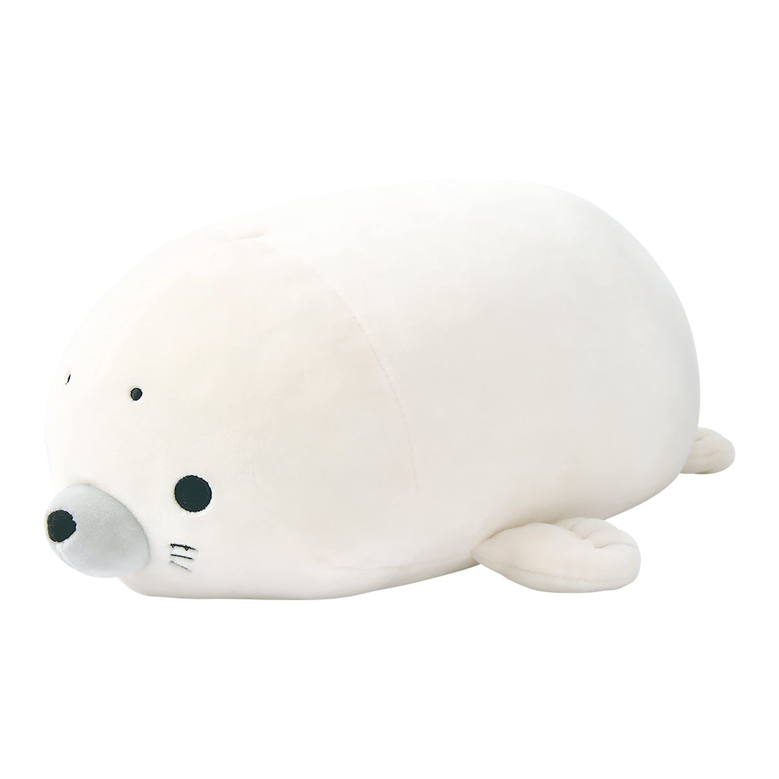 【特価セール】ボルスタークッションマシュマロアクアミエアザラシ(全長約27cm)ふわふわもちもち48051-12 ポリエステル りぶはあと