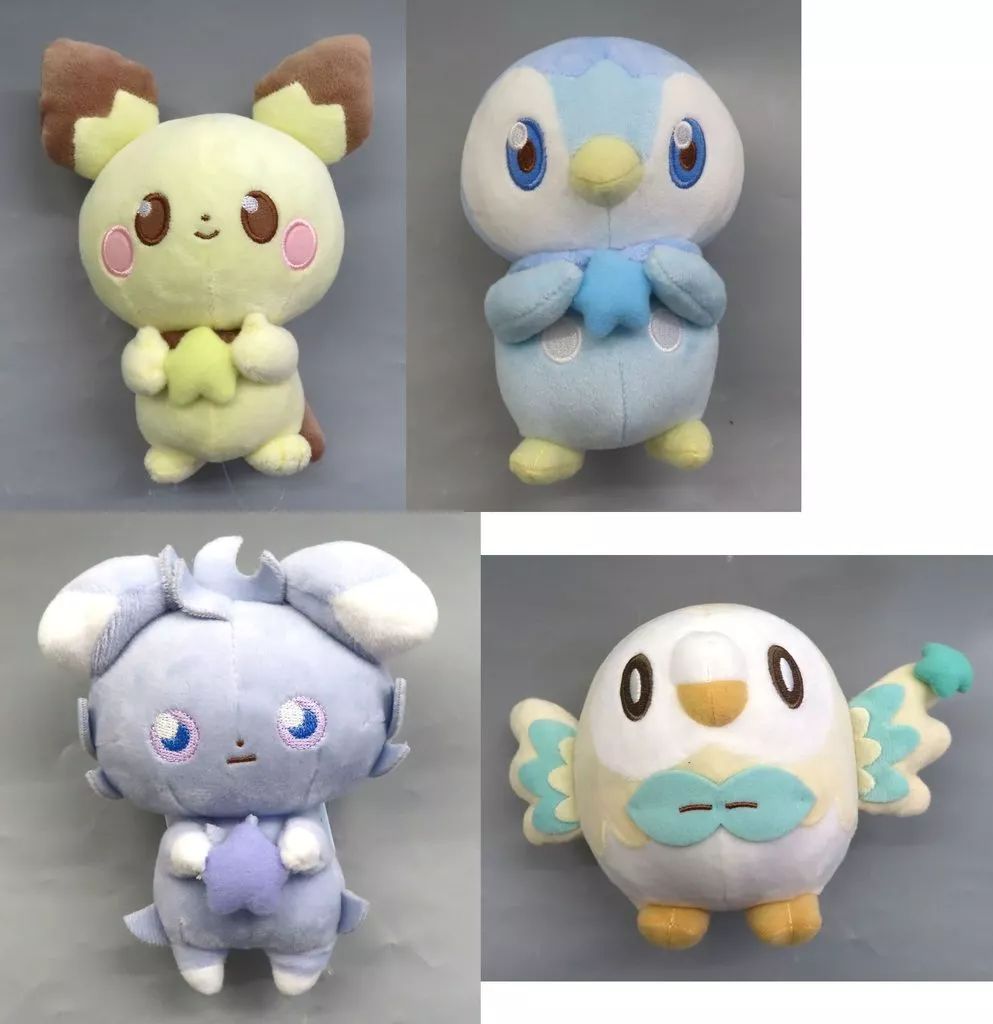 中古】ぬいぐるみ 全4種セット ポケピース ぬいぐるみ Starry