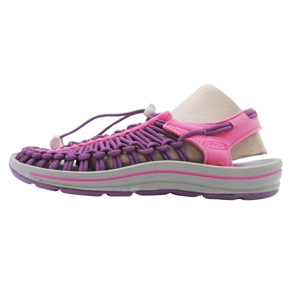 KEEN キーン UNEEK ユニーク メッシュ サンダル アクアシューズ 靴 23.0cm ブライトローズ×パープルマジック レディース 古着