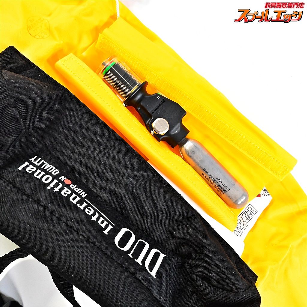  デュオ コンパクトインフレータブル ライフジャケット TK 9320 RS型 桜マーク 22年 製造 DUO LIFE Jacket K_060 e 06402 セーフティ 救命用具 プレジャーボート ヨット