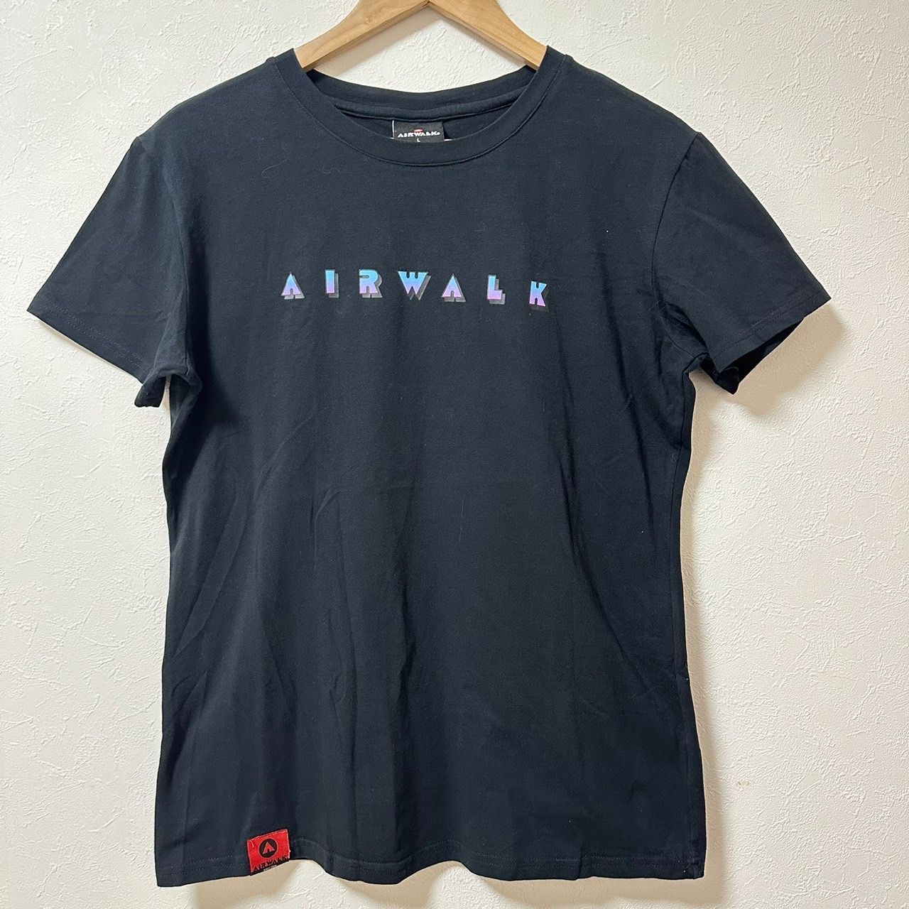 w^)b AIRWALK エアウォーク半袖 Tシャツ ロゴプリントT カジュアル