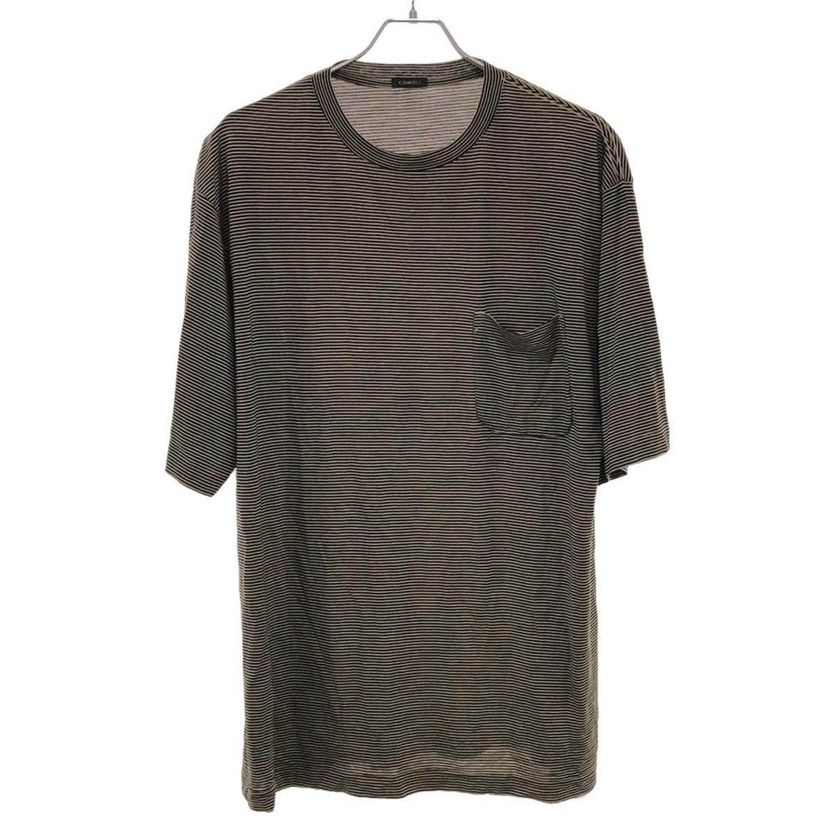 美品 23ss コモリ サマーウール 天竺Tシャツ サイズ3 23SS COMOLI サマーウール天竺 Tシャツ size3