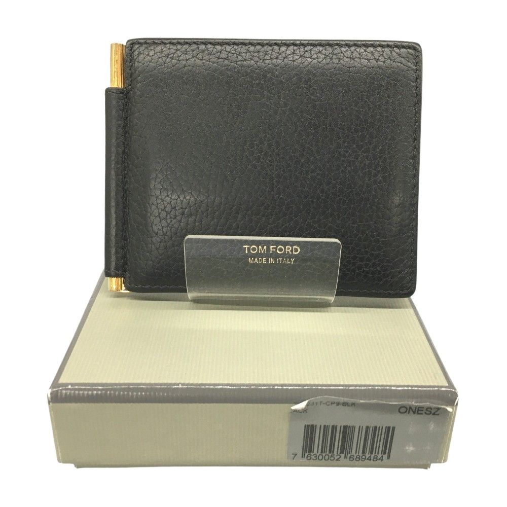 TOM FORD トムフォード】マネークリップ カードケース 黒 箱付き