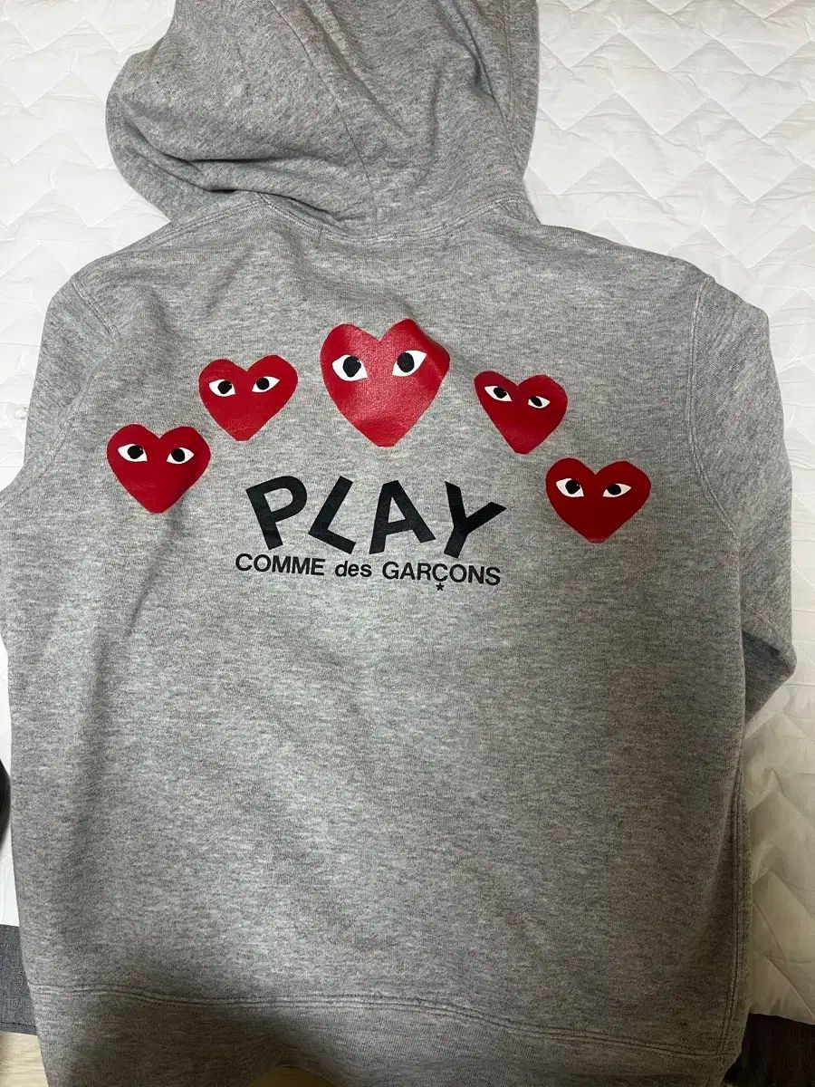 コム デ ギャルソン グレー フードジップアップ xs 高品質