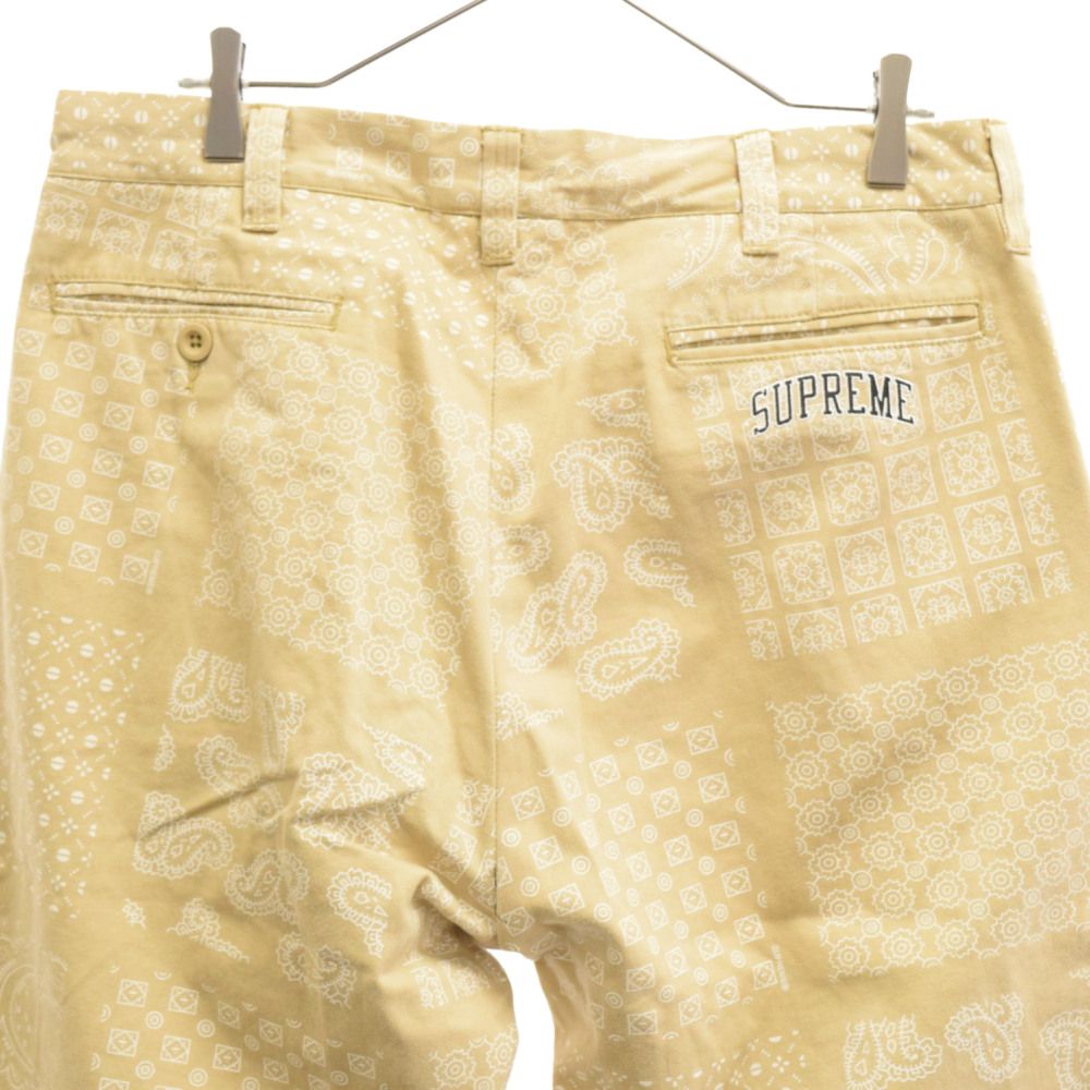 SUPREME (シュプリーム) 20SS Paisley Grid Chino Pant ペイズリー ...