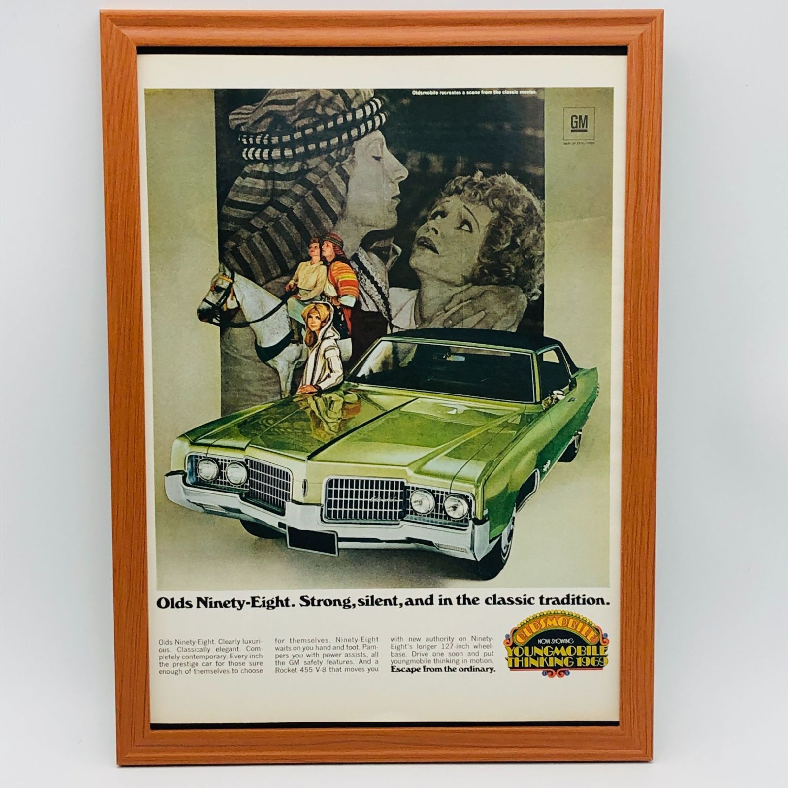 ビンテージ 広告 ポスター 『 オールズ (Olds) 』 1960's 額付 ※当時物