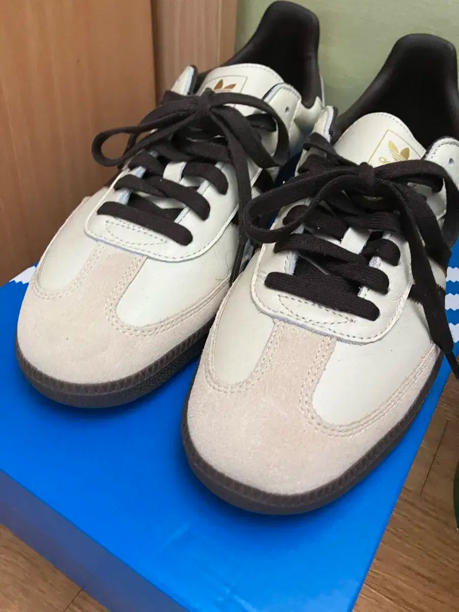adidas アディダス サンバ OG 白 ブラウン