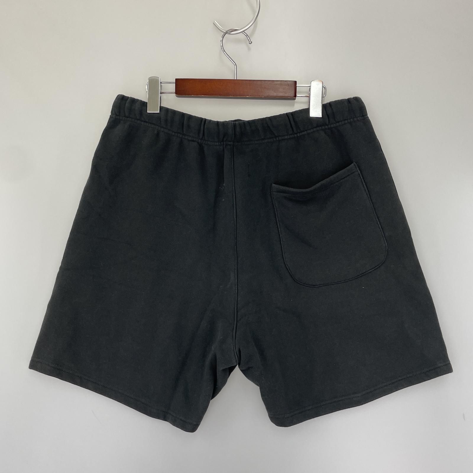 エッセンシャルズ ショートパンツ ブラック 裏起毛 FOG ESSENTIALS