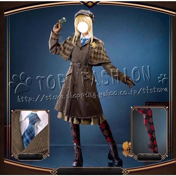 IdentityV 第五人格 風 庭師 エマ ウッズ 真実のお嬢さん コスプレ衣装 ウィッグ 靴 道具 演出服 クリスマス ハロウィン 文化祭A1015