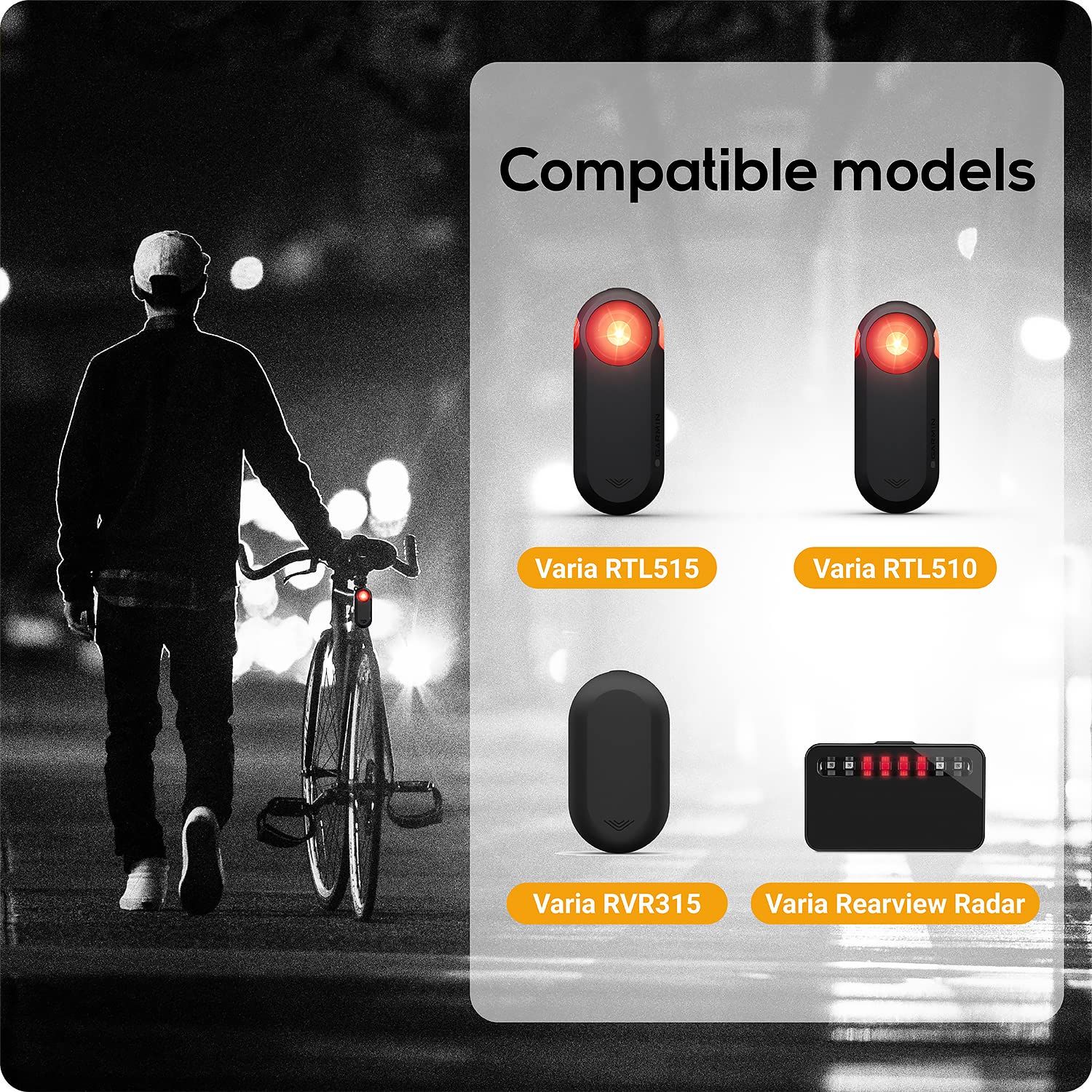 TUSITA バイクシートポストマウント Garmin Varia RTL510 RTL515 RVR315 リアビューレーダー対応 - ラウンド D型 エアロシートポスト互換性 Fit for Varia RTL515 DECORATOM_COM_BR