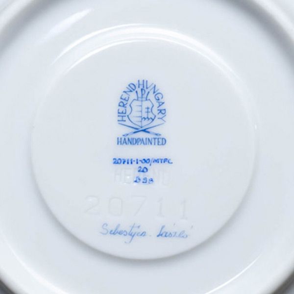 みかん様御購入　ヘレンド・ブルーダイヤモンドカップ1個 ヘレンド ブルーダイヤモンド モカカップ＆ソーサー ※マスター