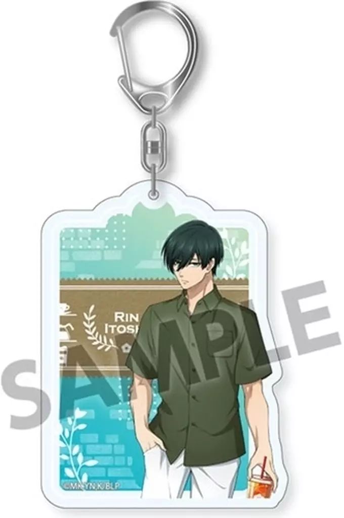 ブルーロック　トゥインクルアクリルキーホルダー　アクリルキーホルダー　糸師凛 中古】キーホルダー 糸師凛(日常 ver.) 描き下ろしアクリル