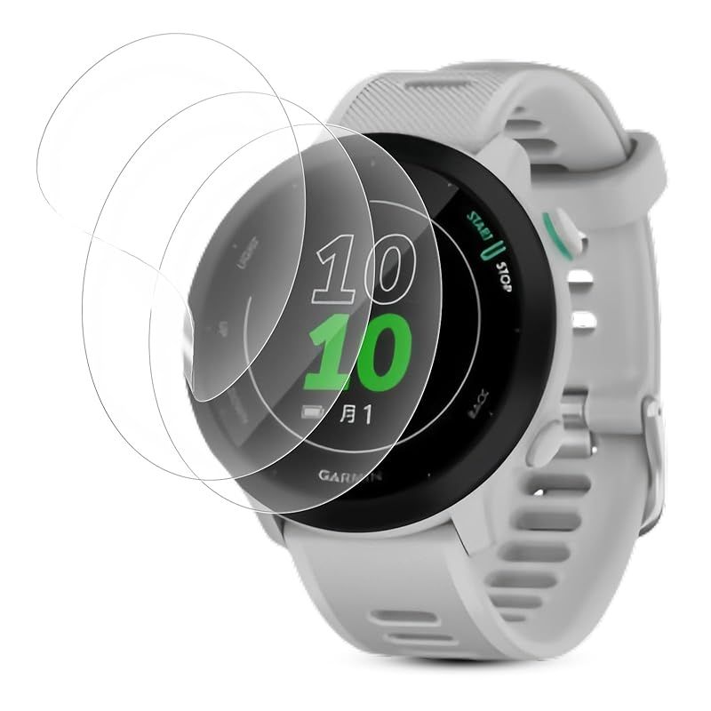 Garmin ForeAthlete 55用 保護フィルム【3枚セット】TPU製 用