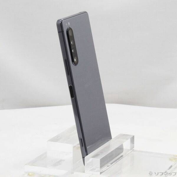 中古品〕 Xperia 1 II 128GB パープル SO-51A docomoロック解除SIM