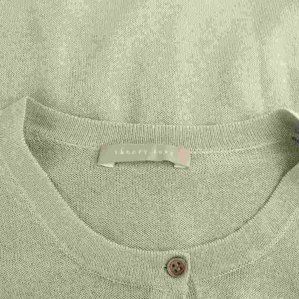 theory luxe 23SS ノーカラー　ニットカーディガン theory luxe 23SS ノーカラー ニットカーディガン