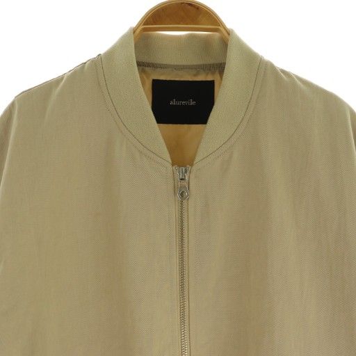 アルアバイル allureville 24SS ナイロンツイルMA-1 ブルゾン