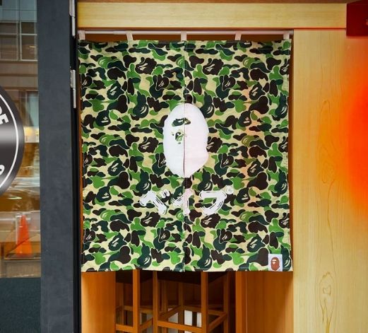 BAPE A BATHING APE ABC CAMO NOREN のれん 1I70-192-004