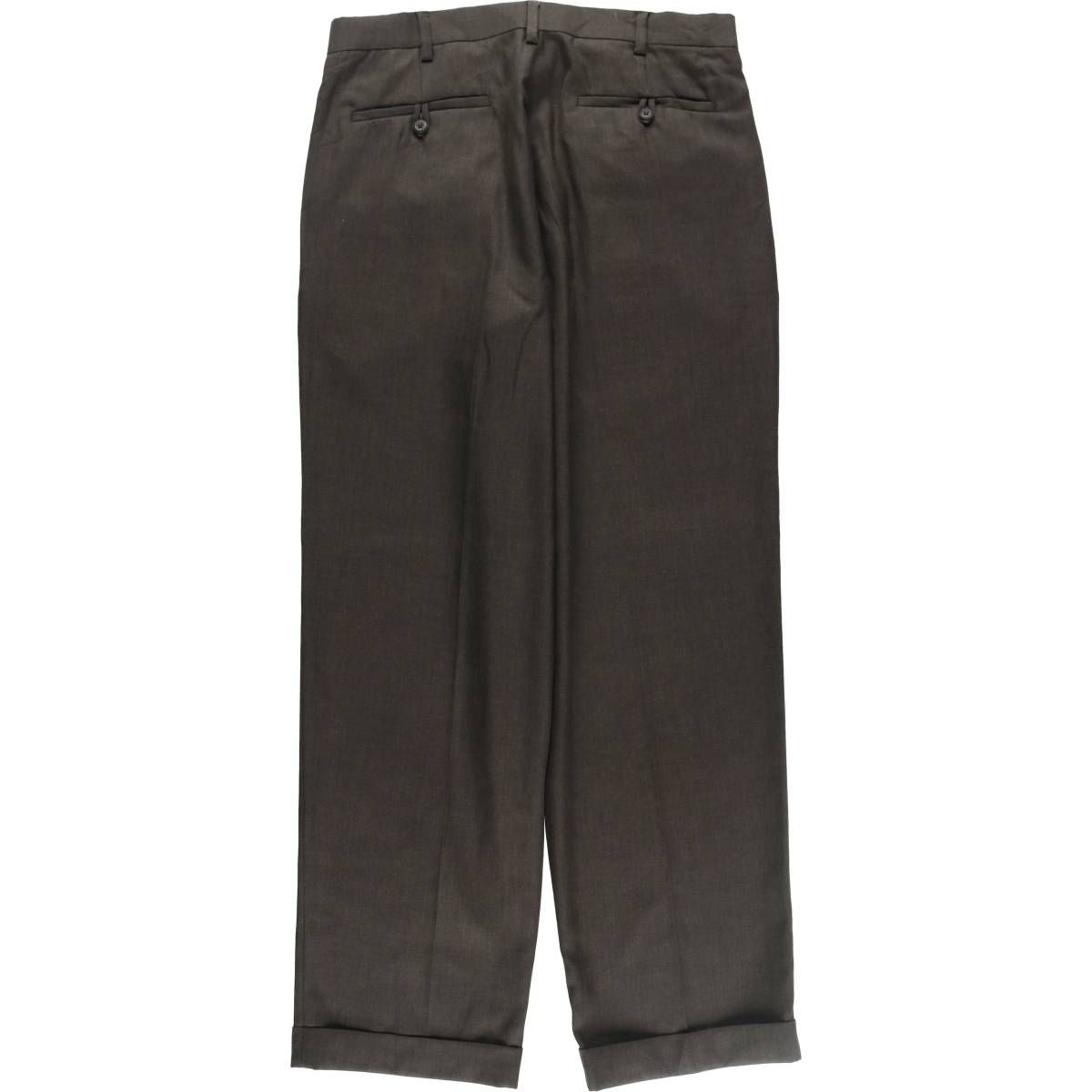 新作，最新作 古着 ペリーエリス PERRY ELLIS ツータック スラックス