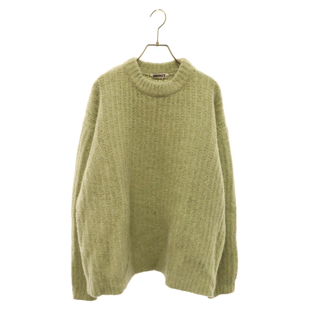 NKNIT◆ニット・セーター(厚手)/--/アルパカ/GRY/NKNIT22AW-025 NKNIT(ンニット) / ニット・セーター(厚手)/--/アルパカ/GRY