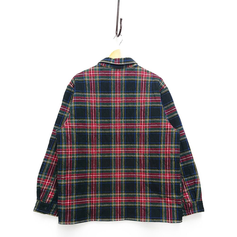 Supreme Quilted Flannel Shirt チェックネルシャツL