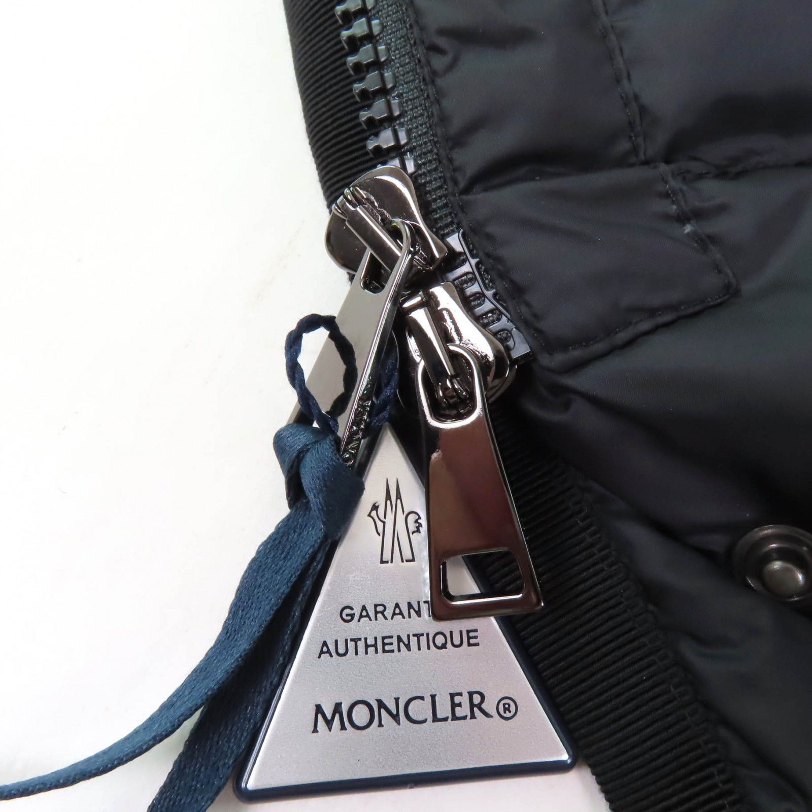 メル10491 モンクレール エルミンヌ 国内正規 ハンガー ガーメント付 モンクレール エルミンヌ 国内正規品 サイズ1 ネイビー ハンガー