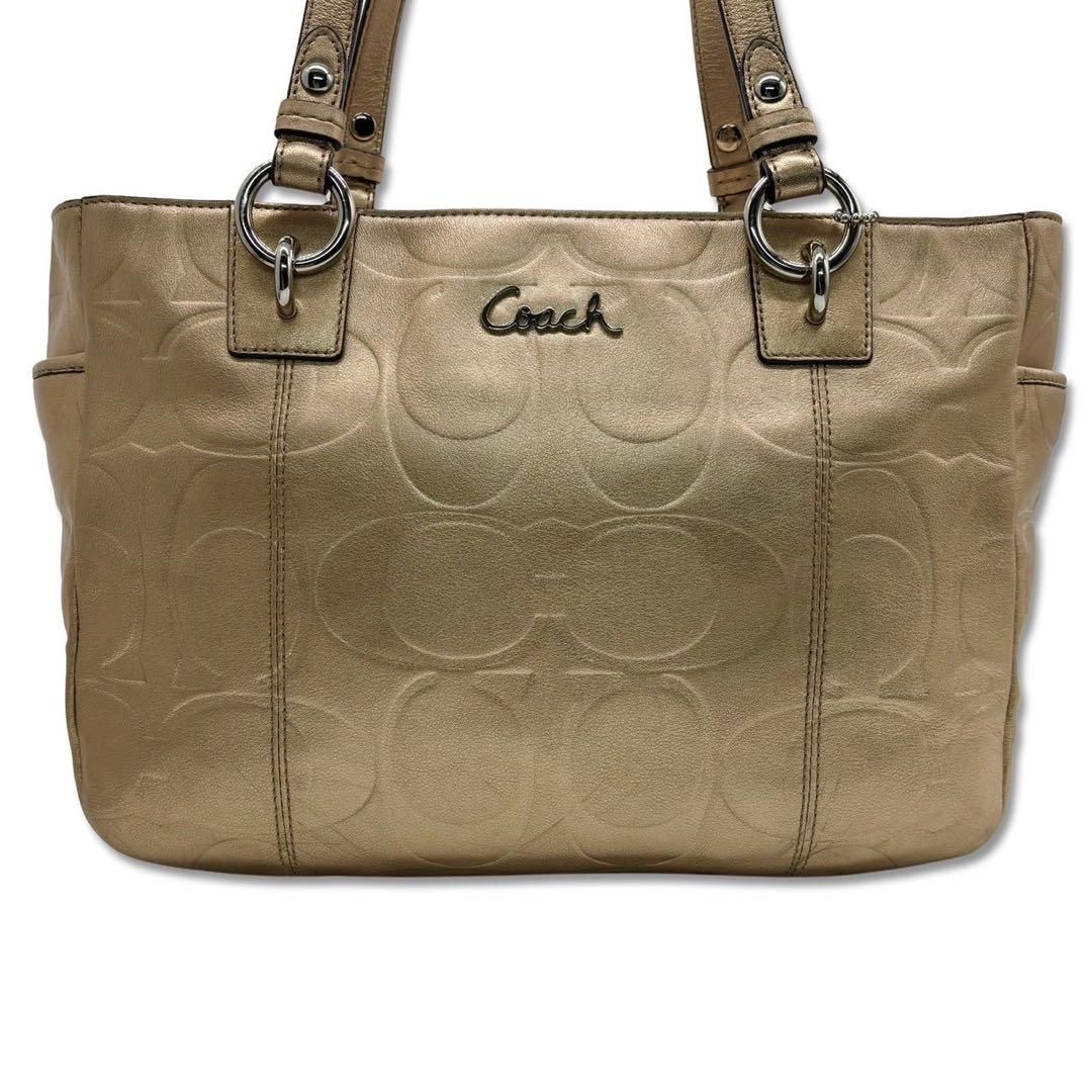 COACH コーチ レザー トートバッグ ショルダー 肩掛け