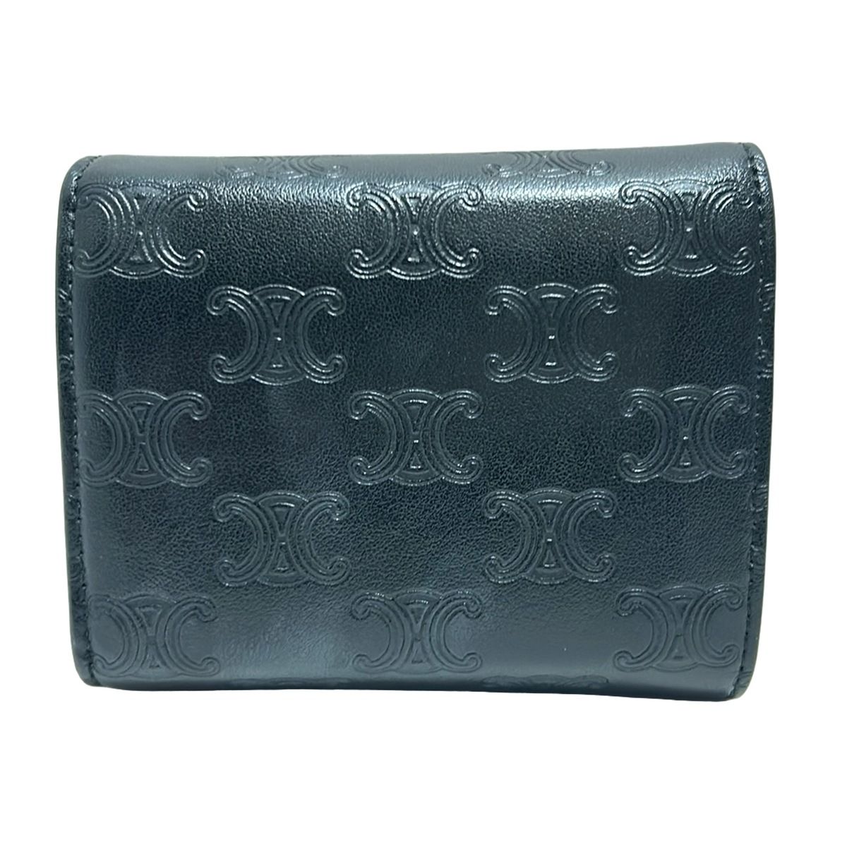 CELINE(セリーヌ) 3つ折り財布美品 トリオンフエンボス スモール CELINE(セリーヌ) 3つ折り財布美品 トリオンフエンボス スモール