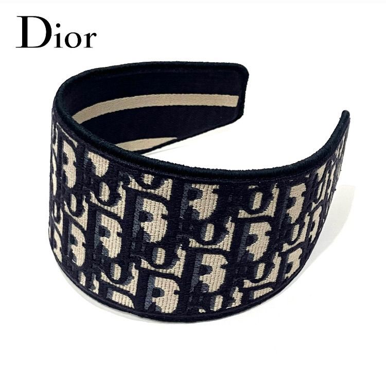 Christian Dior クリスチャンディオール オブリーク カチューシャ