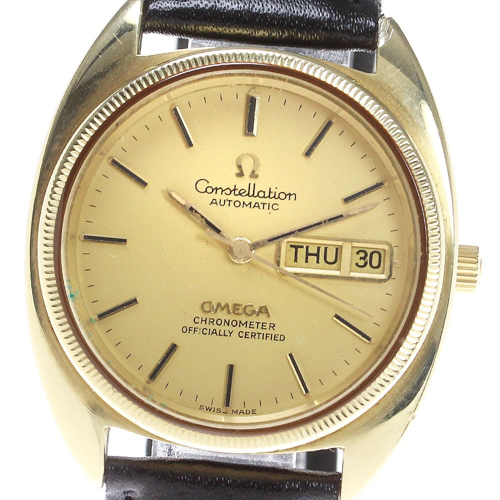 オメガ OMEGA Ref.168.0057 コンステレーション cal.1021 デイデイト 自動巻き メンズ_814649