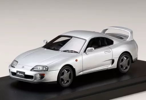 ミニカー 1 43 トヨタスープラ A80 1993 シルバーメタリック PM4307AS
