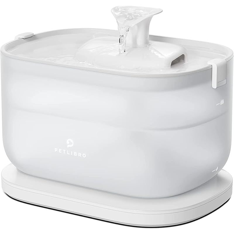 PETLIBRO ペット用 水飲み器 猫 ワイヤレスポンプ 2.5L大容量 ペット用自動給水器 猫 中小犬用 4重濾過 静音循環式 2種類の給水モード お手入れ簡単 フィルター付き