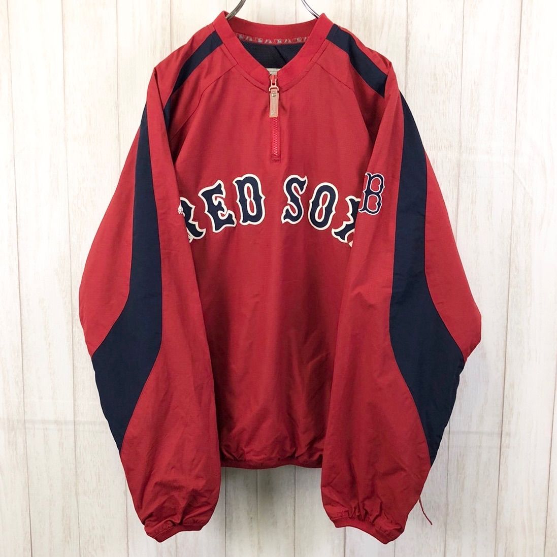 Majestic MLB Boston Red Sox ブルゾン レッドソックス - アウター