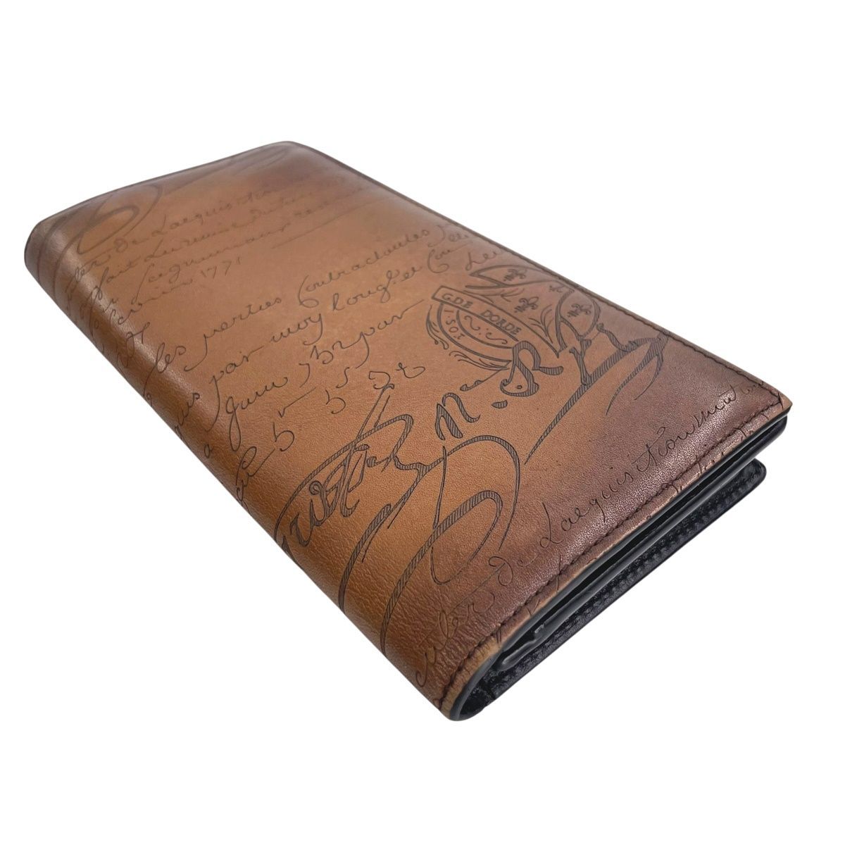 中古】 Berluti ベルルッティ カリグラフィ ロングウォレット