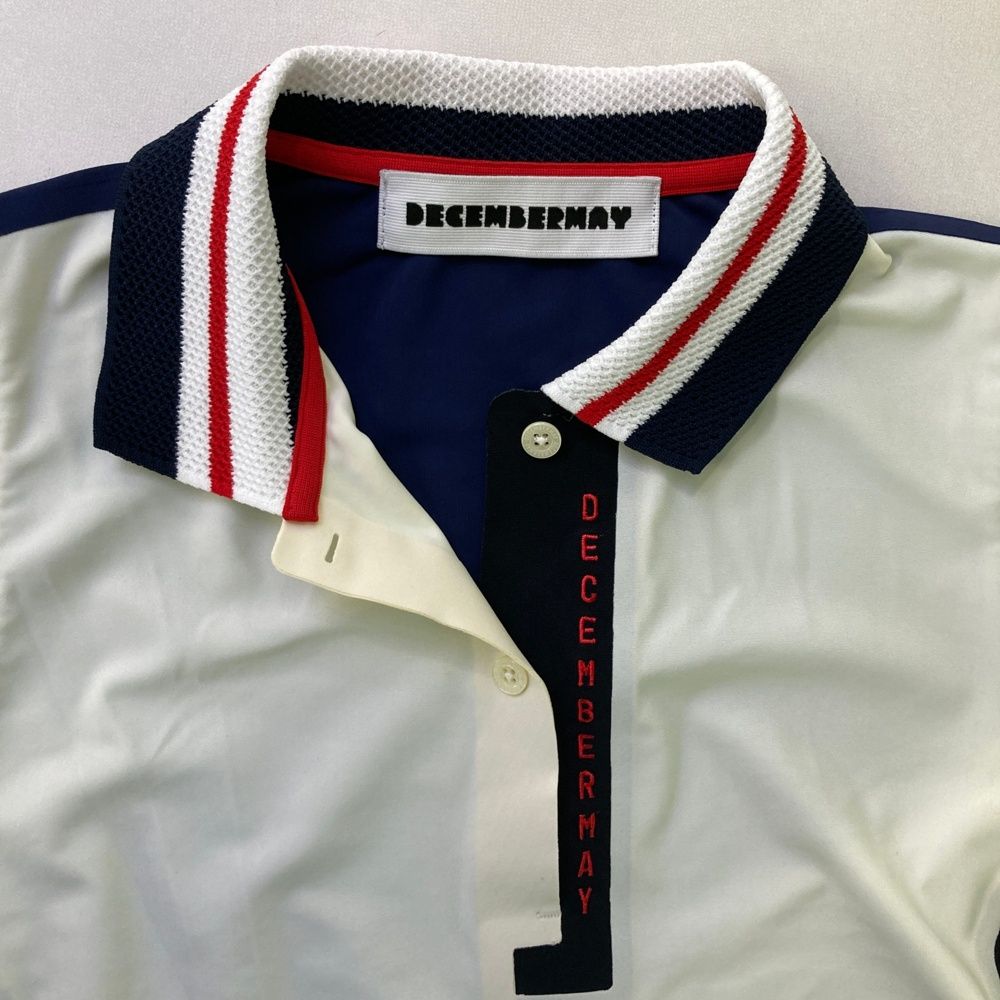 ディセンバーメイ ポロシャツ M Decembermay ポロシャツ Bicolor