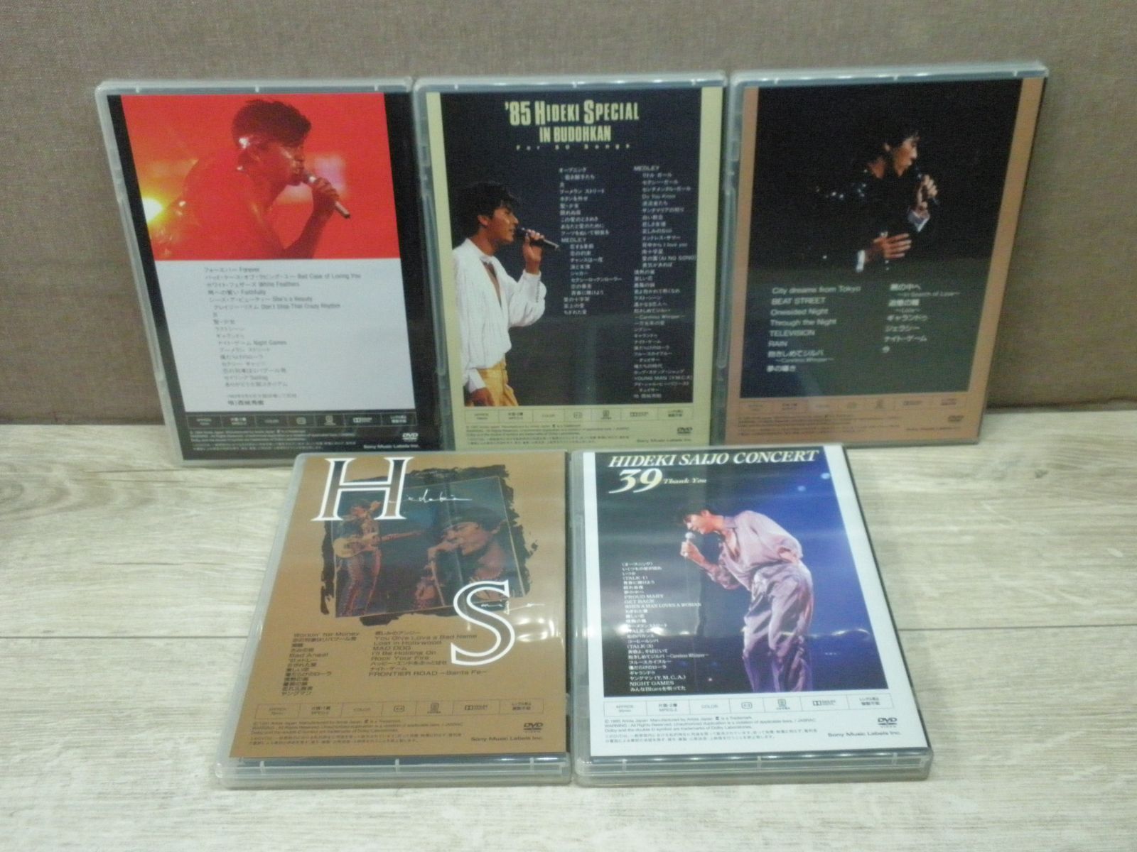 DVD】西城秀樹 / THE STAGE OF LEGEND HIDEKI SAIJO ※未開封あり