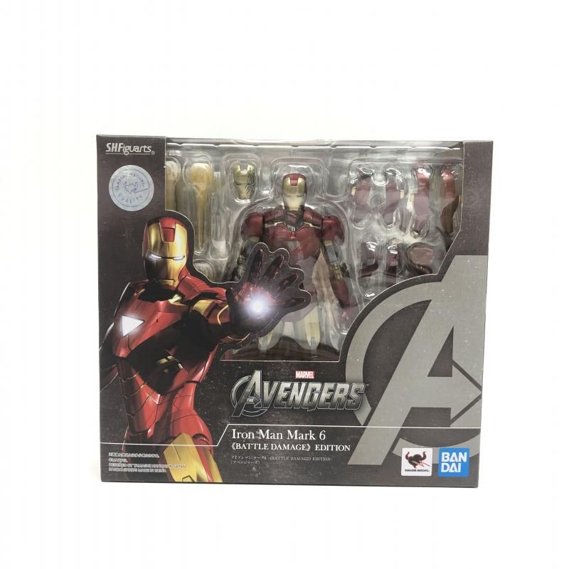 【中古】S.H.Figuarts ｱｲｱﾝﾏﾝ ﾏｰｸ6 -《BATTLE DAMAGE》 EDITION-(ｱﾍﾞﾝｼﾞｬｰｽﾞ)[18]