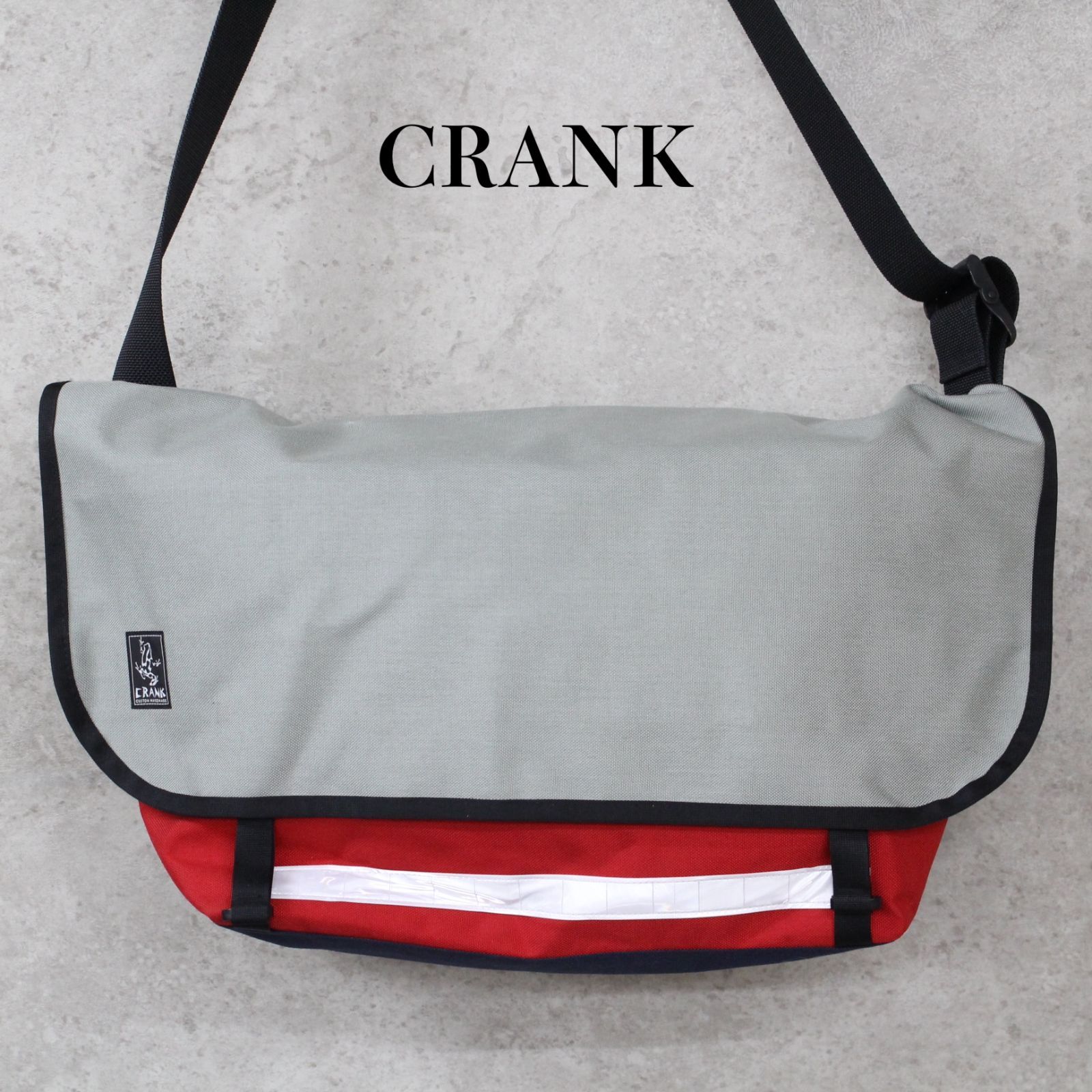 S888)CRANK メッセンジャーバッグ カスタムバッグ クランク メンズ 