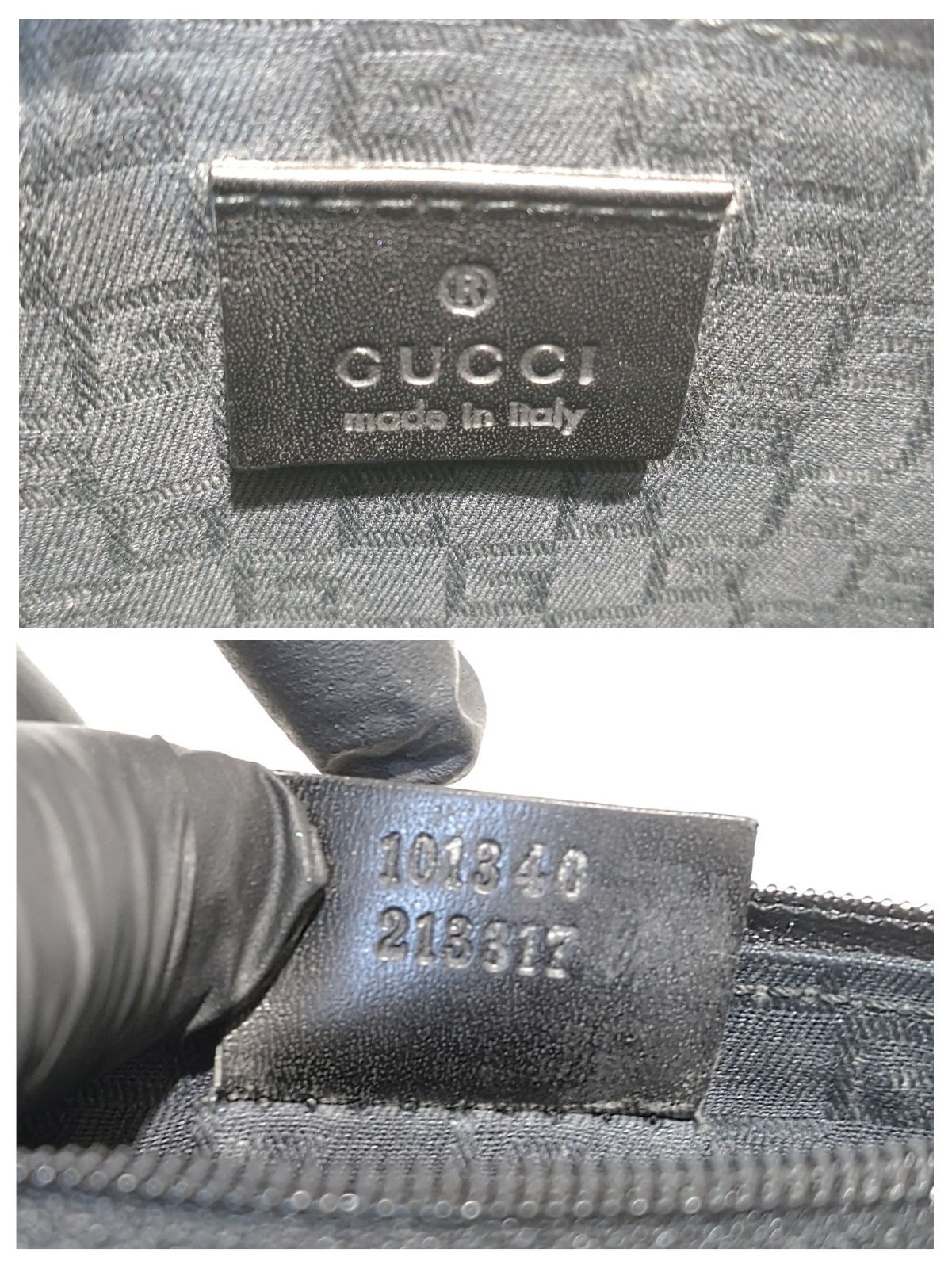 GUCCI グッチ スエード レザー トートバッグ 101340【K996