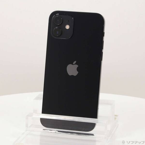 品〕 iPhone12 64GB ブラック MGHN3J／A SIMフリー スマートフォン