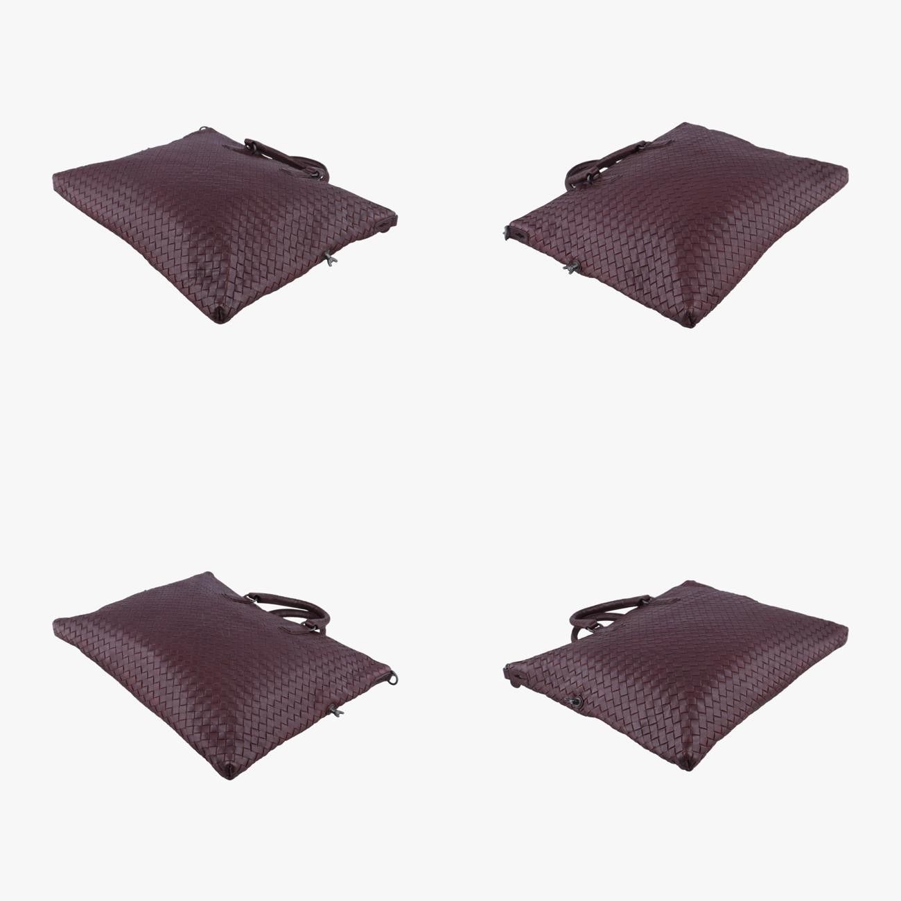 高品質！ ボッテガヴェネタBottega VenetaイントレチャートブラウンラムスキンB02293758U