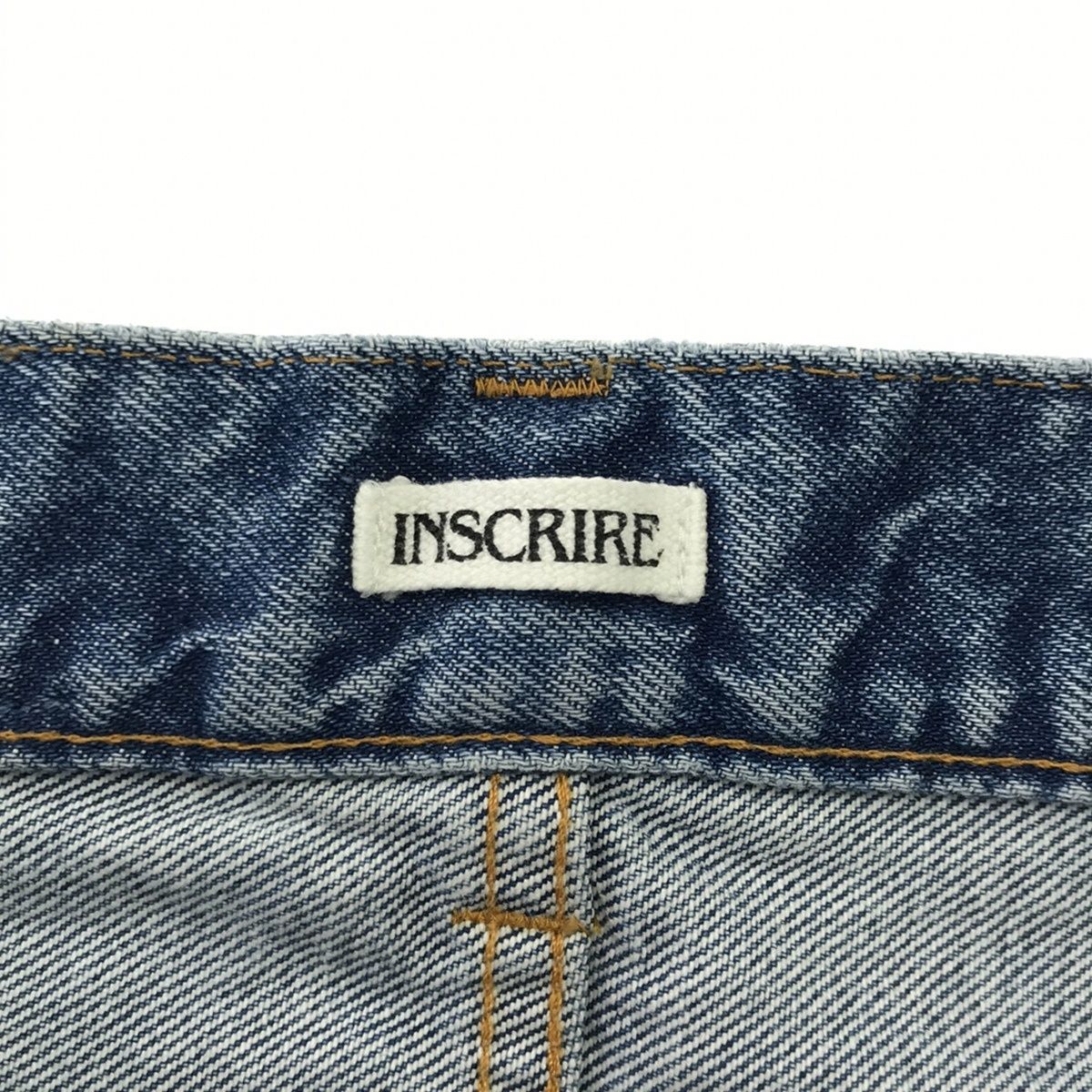 INSCRIRE アンスクリア 23SS color block straight カラーブロック 