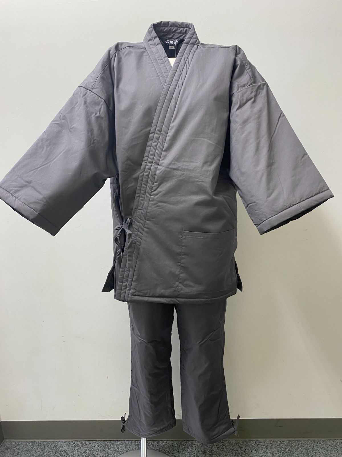 発熱中綿入り作務衣 Mサイズ