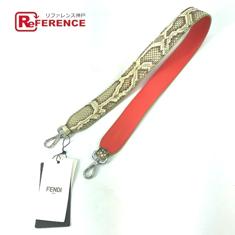 美品 フェンディ FENDI パイソン ショルダーストラップ ストラップユー FENDI フェンディ ショルダーストラップ ストラップユー 8AV077
