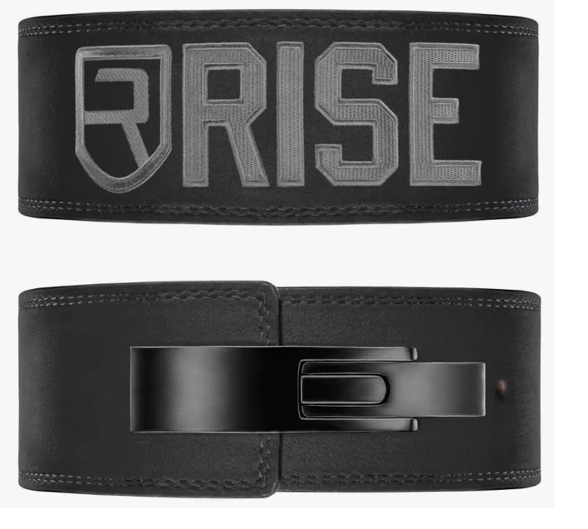 RISE(ライズ)トレーニングベルト 筋トレ パワー リフティング ベルト レバーアクションベルト (black13mm， S) [black13mm] [S]