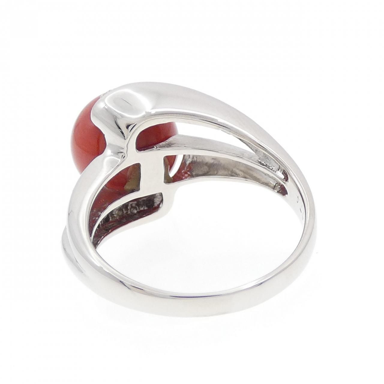 PT900 サンゴ リング 9.9mm - メルカリ 