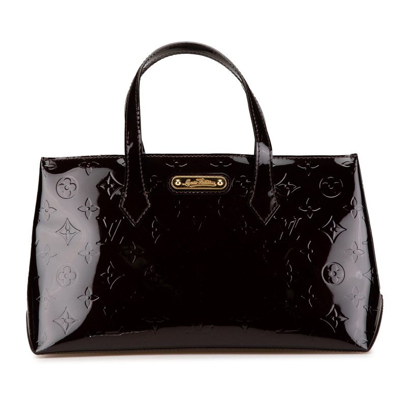 ルイ ヴィトン モノグラム ヴェルニ ウィルシャーPM M93641 アマラント  