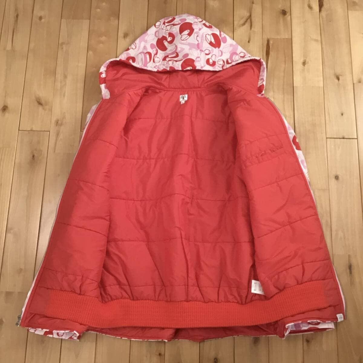 Milo camo pink パーカー ジャケット Lサイズ a bathing ape BAPE zip