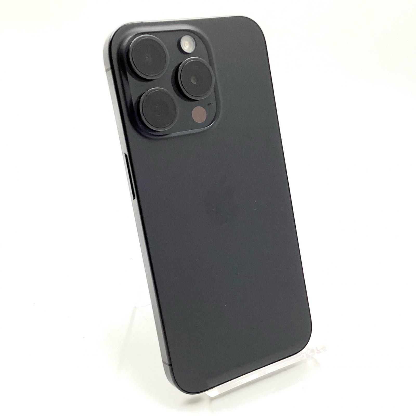 【極美品】２時間以内発送！傷なしiPhone 15 ブラック 256GB 全額返金保証】【最速発送】Apple iPhone 15 Pro 256GB ブラック